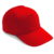 Cappello con visiera rosso