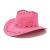 Cappello cowboy rosa bambina