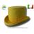 Cappello giallo cilindro