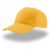 Cappello giallo con visiera