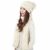 Cappello lana donna bianco