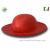 Cappello paglia rosso