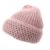 Cappello rosa lana donna