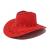 Cappello rosso cowgirl