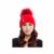 Cappello rosso lana donna